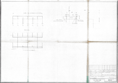8849-11 Fundatie voor hulpaggregaat
