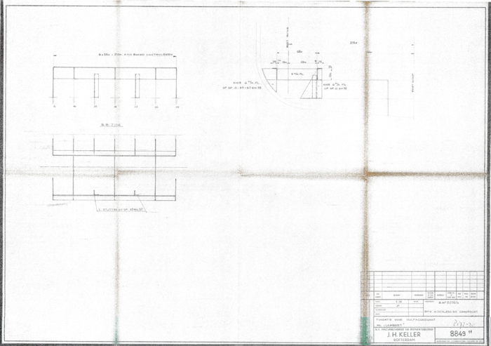 8849-11 Fundatie voor hulpaggregaat