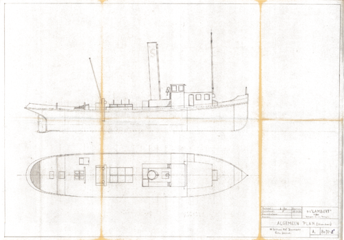 8072-1a Algemeen plan stoomsleepboot